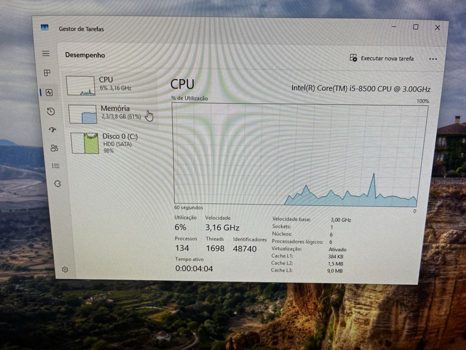 HP Prodesk 400 G5 / i5 / RAM 4GB / HDD 1TB