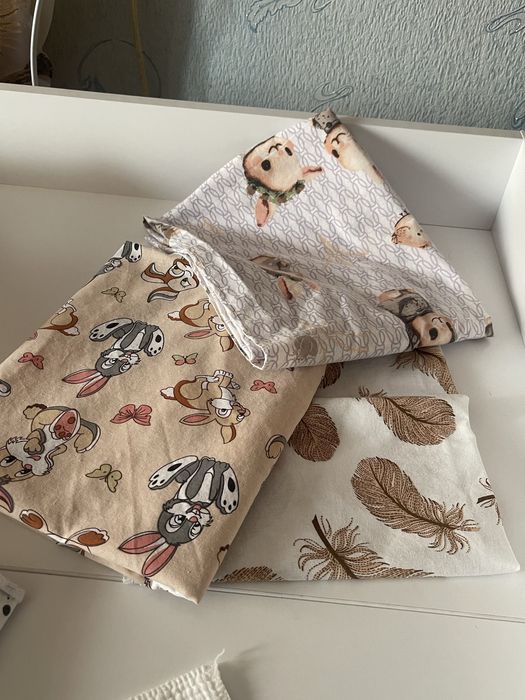 Пелюшки фланелеві 3 шт