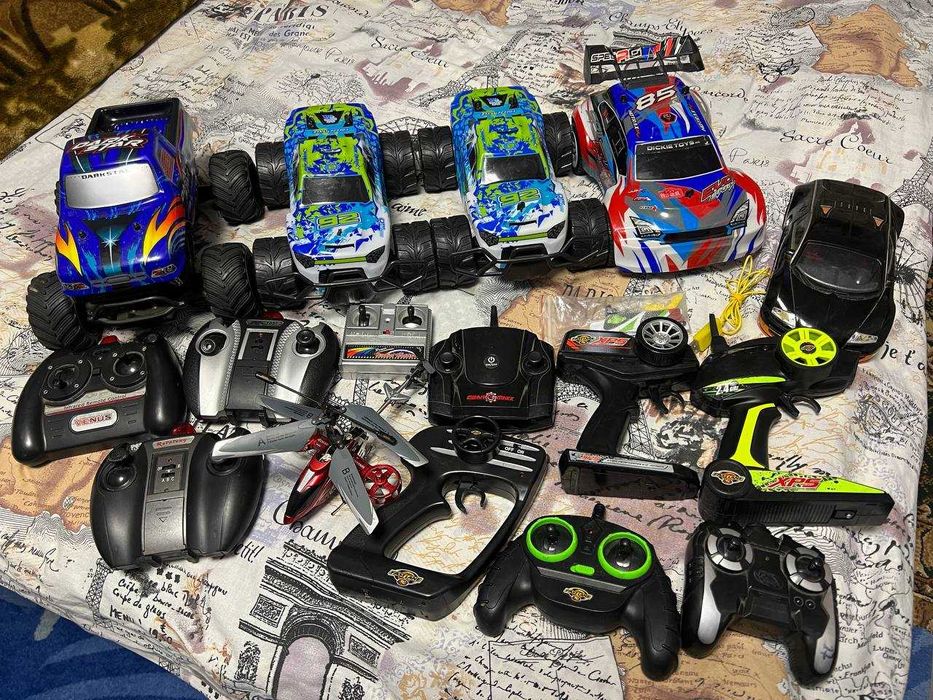 ЛОТ: Машинки, Пульти, Вертоліт (2.4GHz, Fast Lane) - Радіоуправління