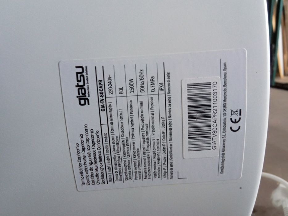 Termo de aquecimento de água