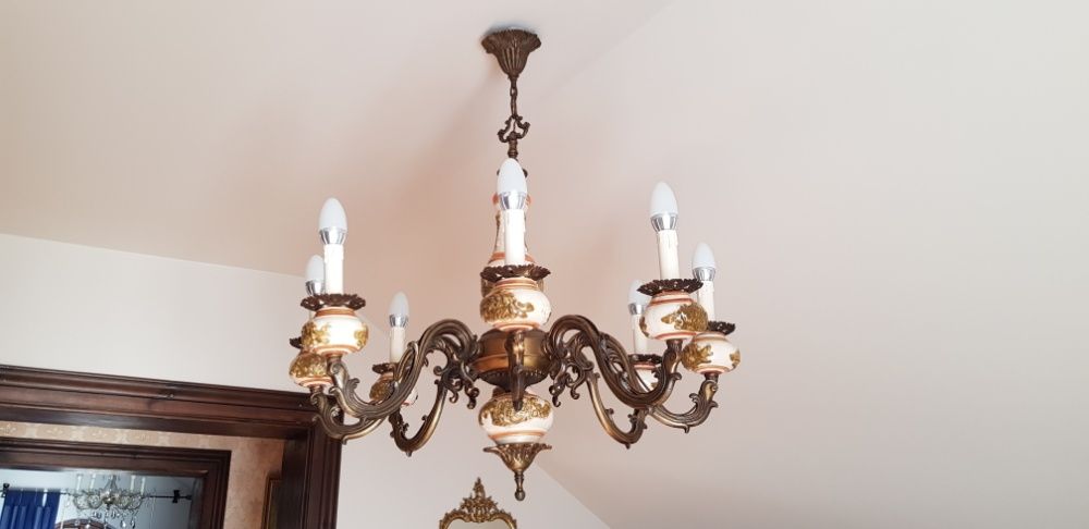 Lampa Belgijska antyk
