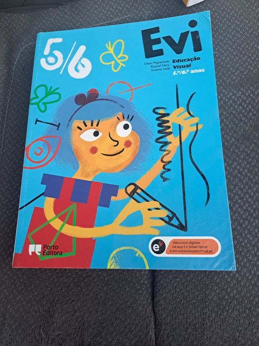 Livro manual de educação visual E.V 5 e 6 ano Evi