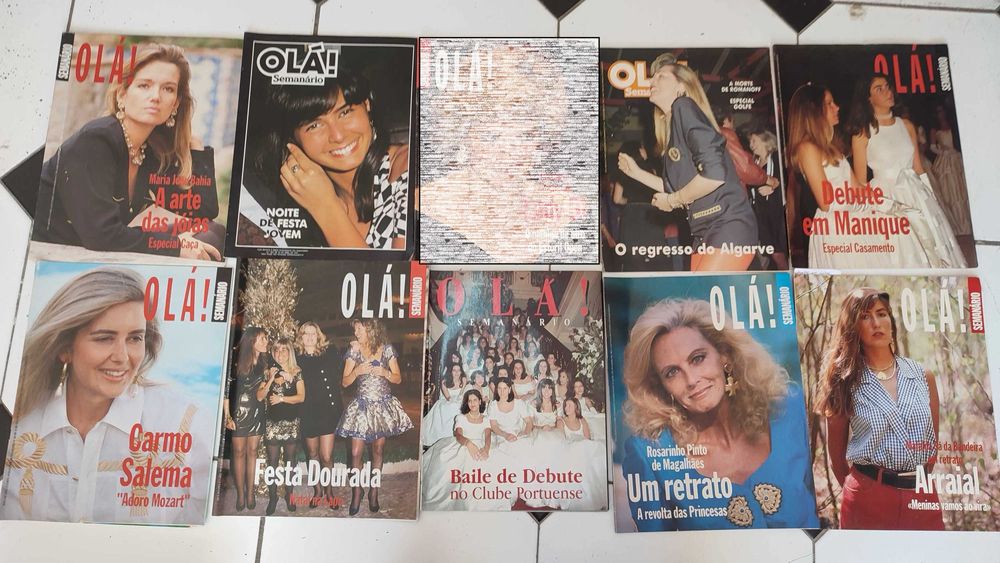 Lote 56 Revistas Olá Semanário