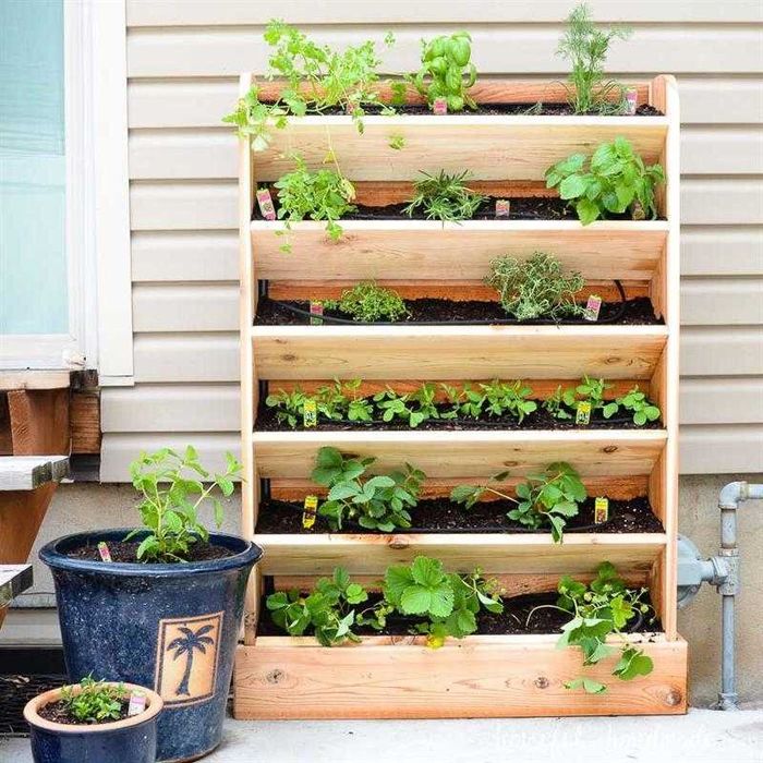 Suportes para Plantas em Madeira Artesanais