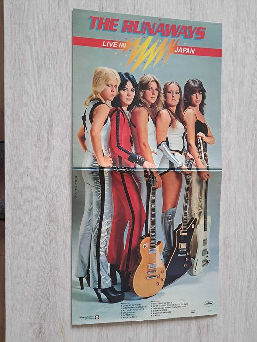 The Runaways  Live In Japan  LP  WINYL EX/EX