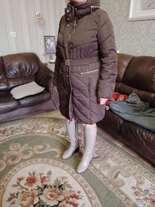 Шкіряна куртка на цигейке