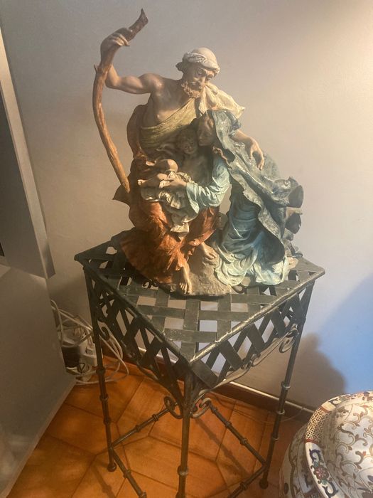 Sagrada família Escultura e Base