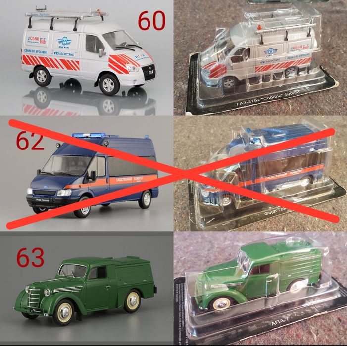1/43 DeAgostini Автомобиль на службе