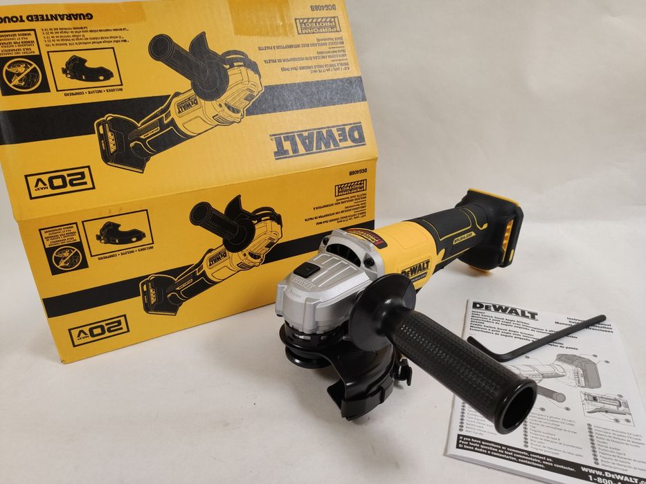 Оригінальна безщіткова кутова шліфмашина болгарка DeWALT DCG408 XR 20V