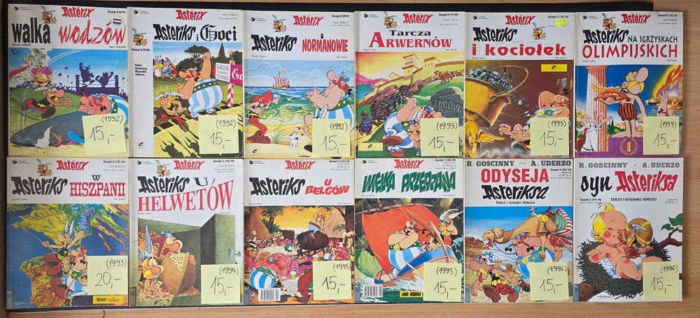 12 komiksów RETRO Asteriks i Obeliks