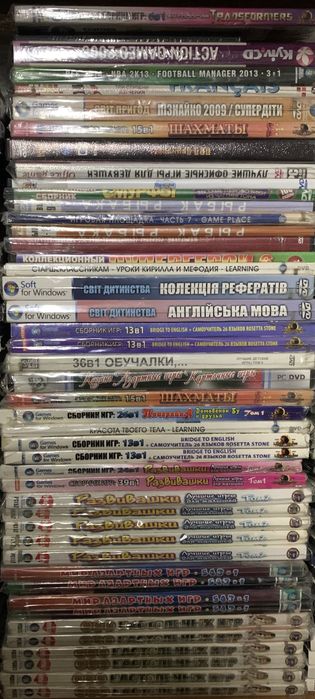 Игры на ПК(диски).