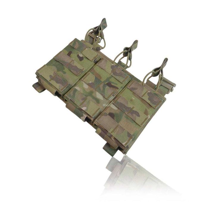 З'ємна передня панель до плитоноски з підсумками під 3 магазини