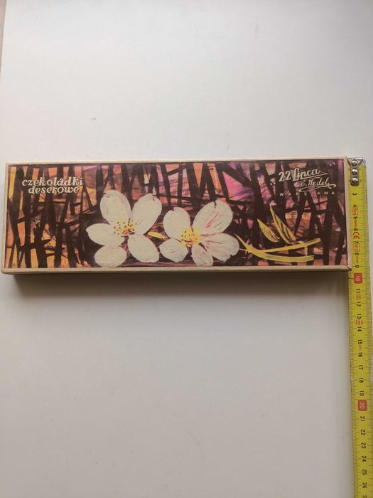 Pudełko Wedel/ 22 Lipca vintage PRL