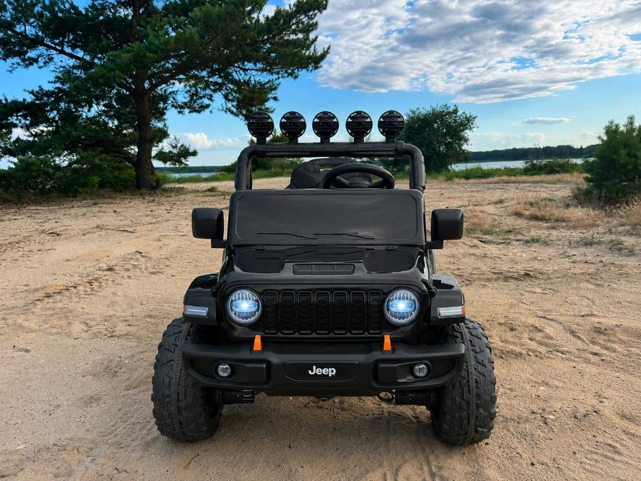 Auto Na Akumulator Jeep Rubicon Pojazd dla dzieci Mocny w Teren LED