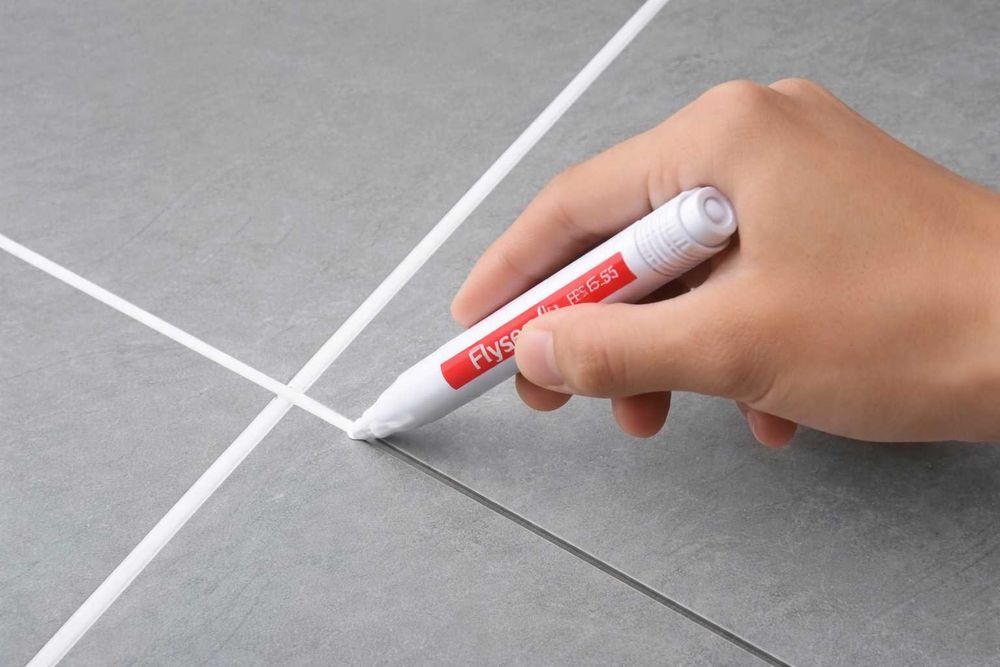 Олівець-маркер для відновлення швів плитки фломастер відбілювання біл.