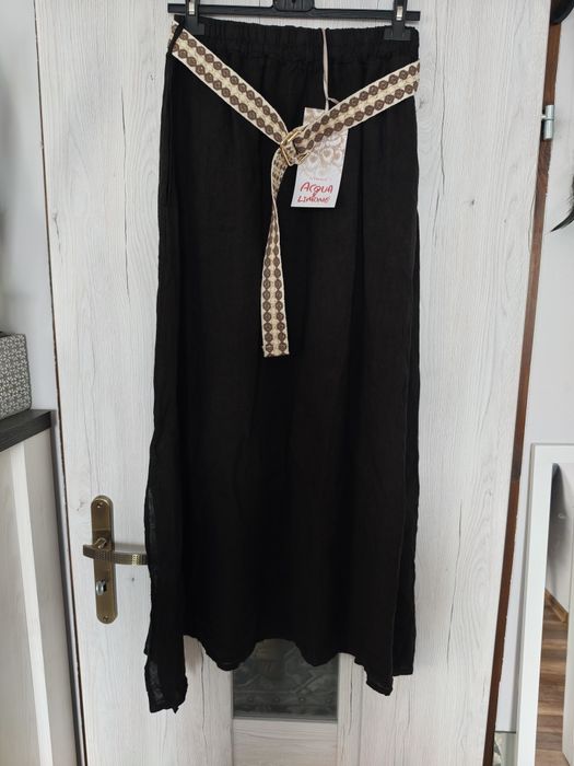 Spódnica Aqua Limone 100% len 44/46/48