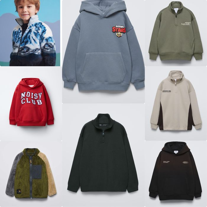 Худі,світшоти на хлопчика zara ріст від 116 до 164