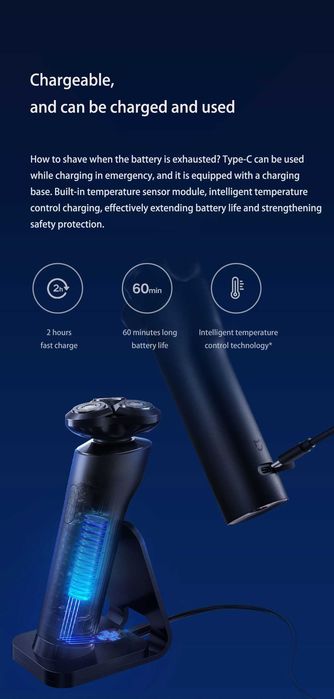 Barbeador elétrico s700 principais características
