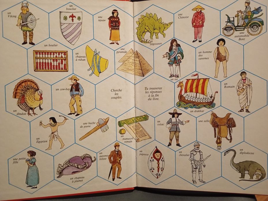 Livro " Partons à la découverte du passé"