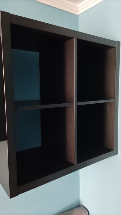 Regały czarne Kallax z Ikea