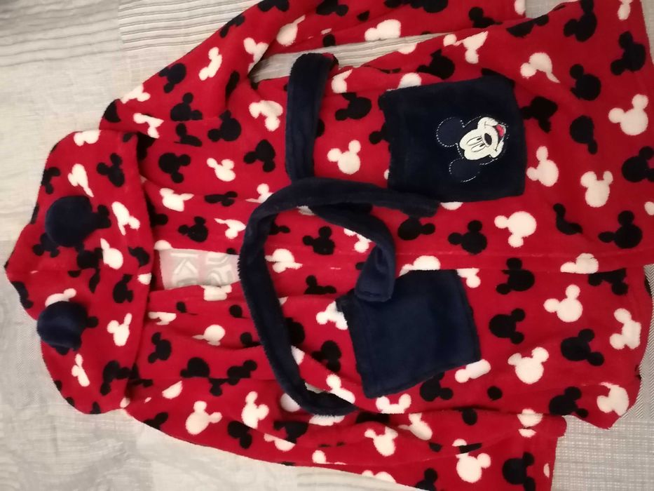 Szlafrok 134 myszka Miki, krótszy unisex