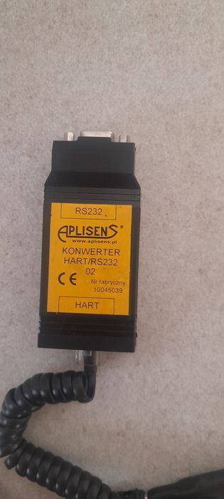 Konwerter / Modem HART / RS232 Aplisens - NOWY (Old Stock)