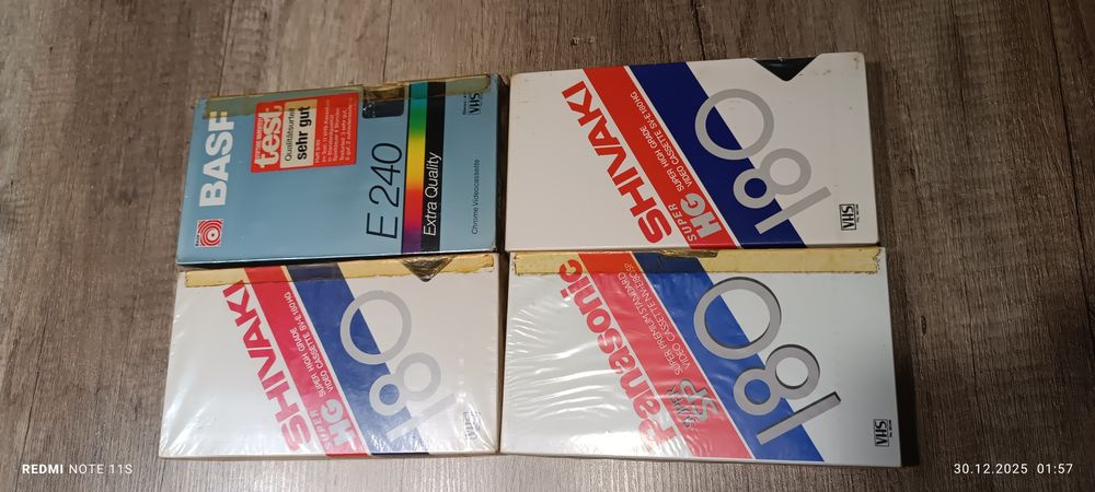 Video kasety 11 sztuk