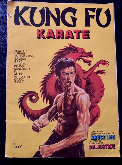 Caderneta Cromos Artes Marciais Bruce Lee Panini Matutano Coleção