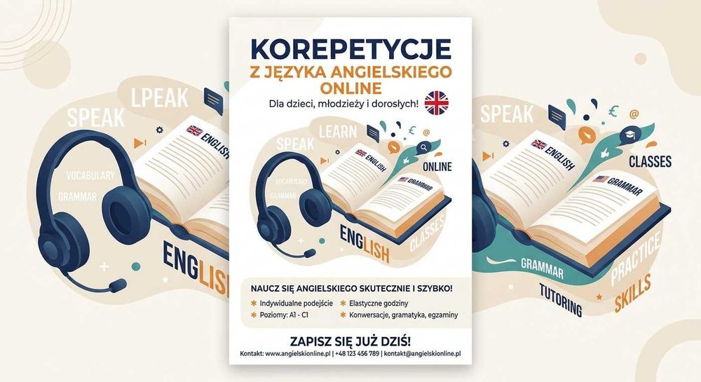 Korepetycje j. angielski dla dzieci i dorosłych
