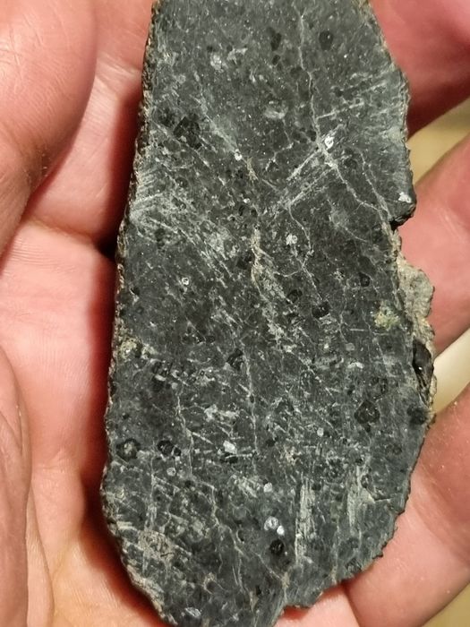 Witam sprzedam meteoryt ksierzycowy  ( Bechar 003 ) chondryt weglisty piętka o wadze  164.12 gram bądź całość okazuje  3700 gram.