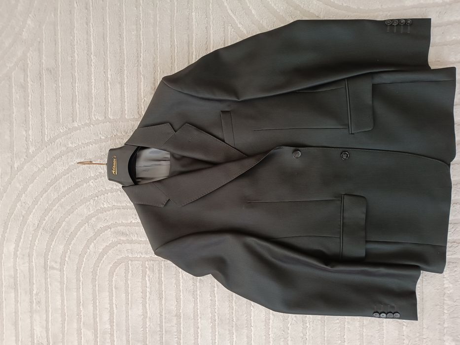 Garnitur męski czarny na wzrost ok 180cm