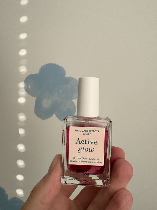 Manucurist odżywka lakier active glow grape