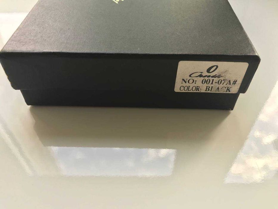 Портмоне / бумажник /кошелек OChnik (натуральная кожа) (черный)