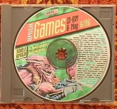 Amiga płyty CD 8 sztuk oprogramowanie i gry