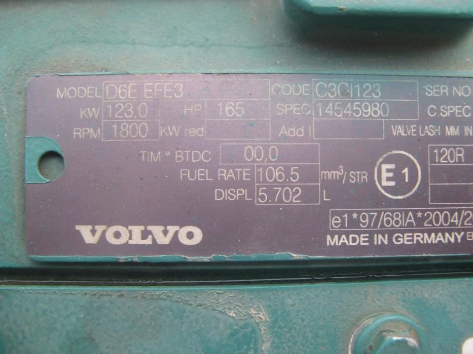 Silnik Volvo D6E EFE3 V-ACT I  INNE