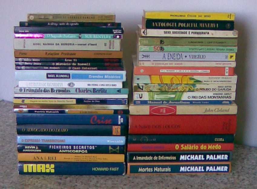 Lote com 45 livros - venda individual