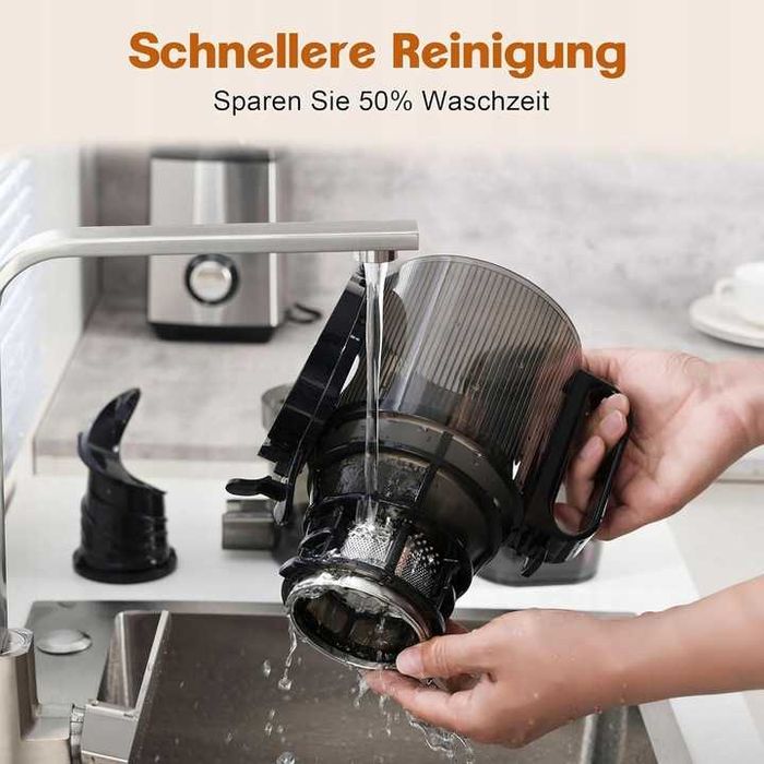 Wyciskarka wolnoobrotowa Cold Press 250W stal nierdzewna cicha praca