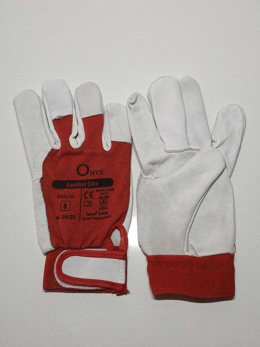 NitroFlex r.8 rękawice nitrylowe elastyczne precyzyjne monterskie