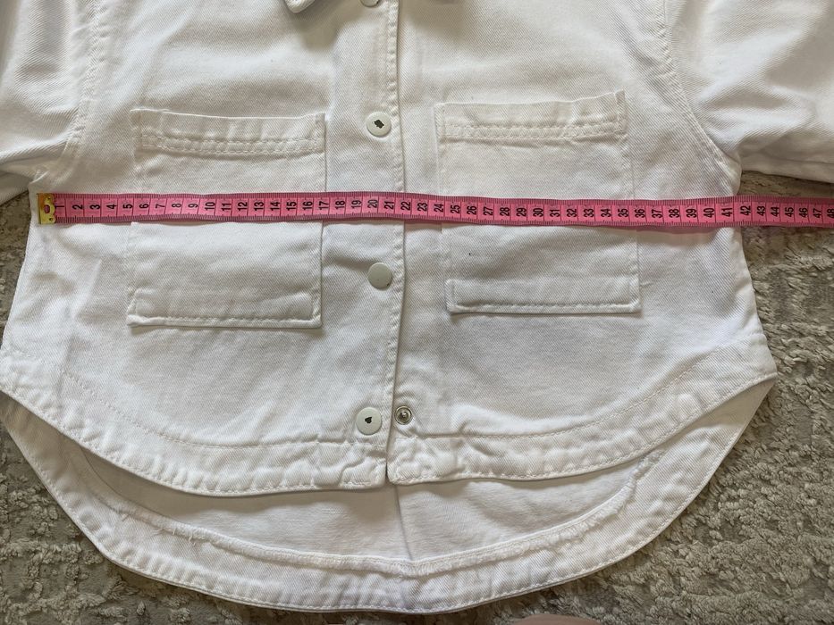 Сорочка джинсова біла