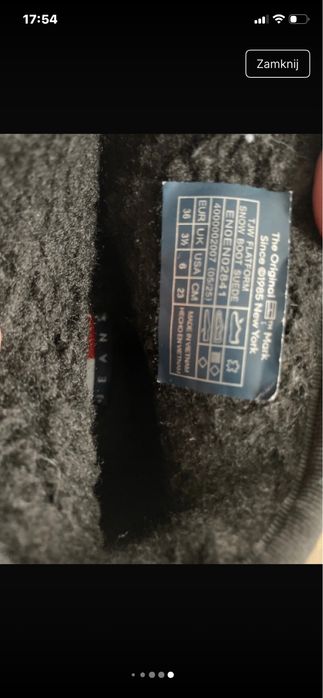 Śniegowce Tommy Hilfiger  rozmiar36