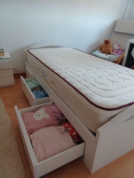 Cama solteiro 90×200 cm