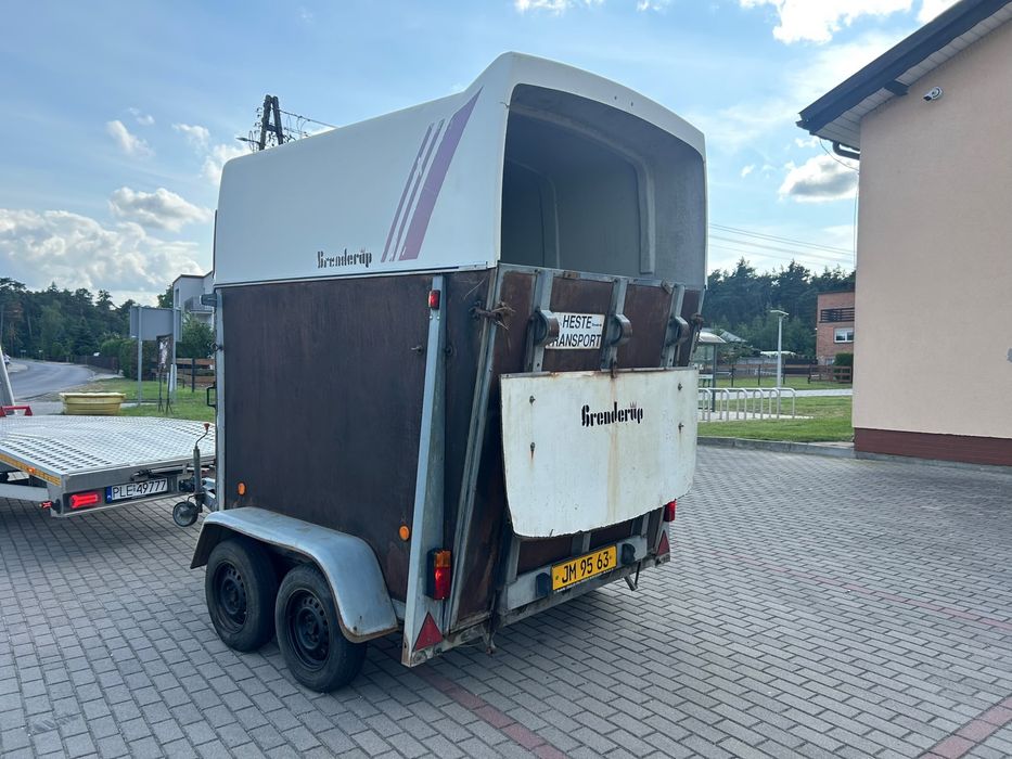 Przyczepa dla koni dmc 1500kg zarejestrowana w PL
