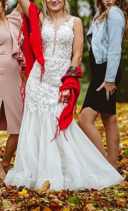 Sprzedam suknię ślubną r. Xs/s