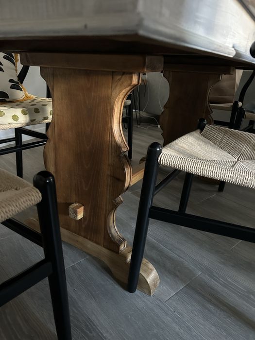 Mesa jantar madeira 180x90cm