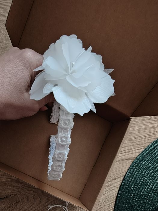 Opaska komunijna Sly z perełką