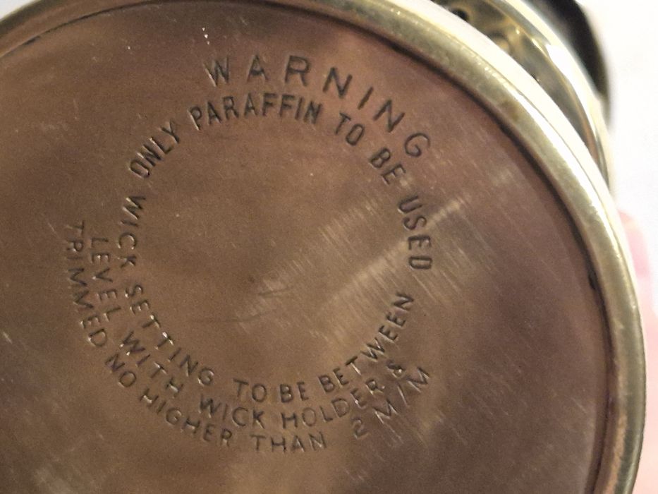 Łampa naftowa górnicza