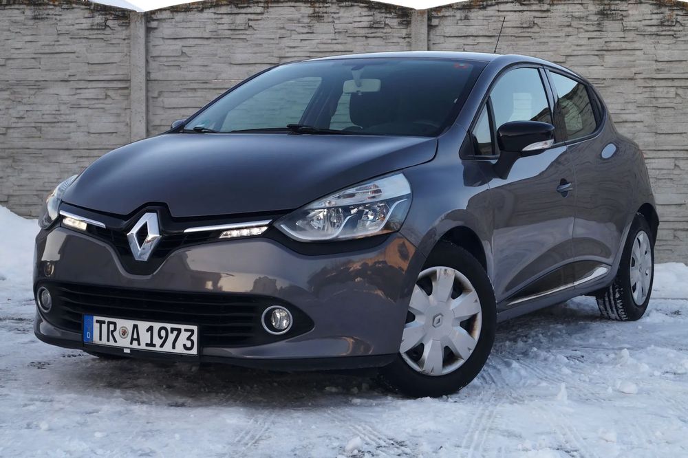 Renault Clio 1.2 16v 75km Nawigacja Ledy Szary Metalik Pierwszy właściciel
