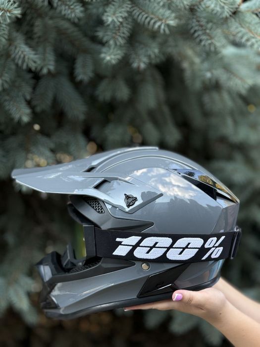 Шлем кроссовый на ендуро, скутер, мотошлем, шлем на крос, мотошолом