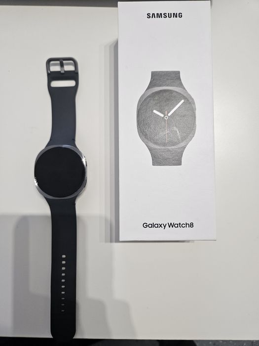 Samsung Galaxy Watch 8 LTE 44mm grafitowy + szkło 3mk + gwarancja