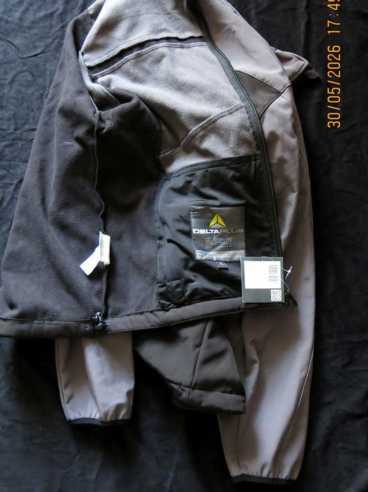 Softshell XL szaro czarny z logo MAN
